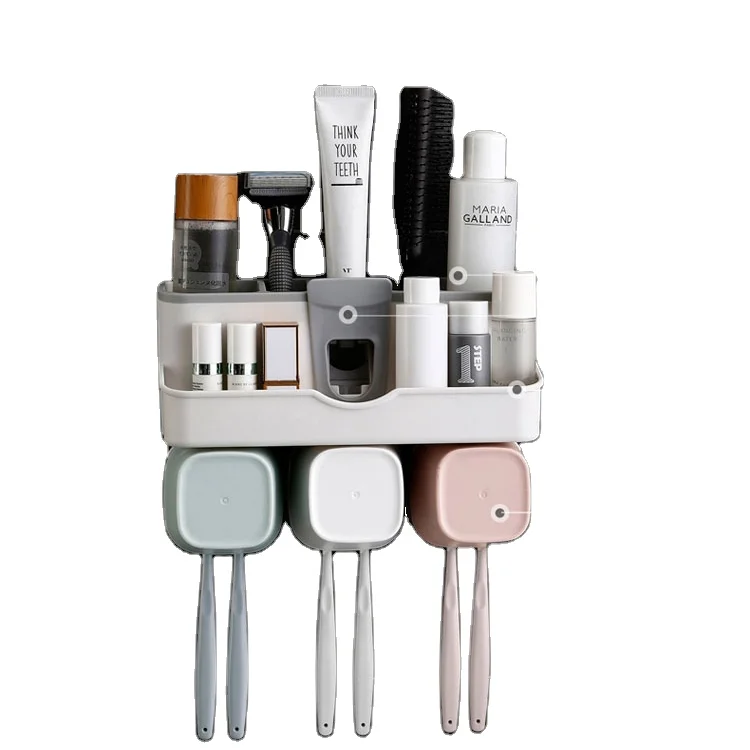 Держатель для зубных щеток, силиконовый органайзер для щеток, держатель для душа и ванной комнаты B533