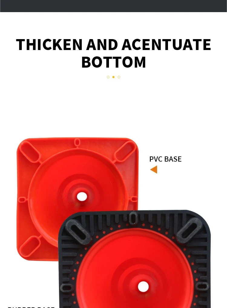 Hcsp Safety Cones With Reflective Collar Reflective Cone Collar