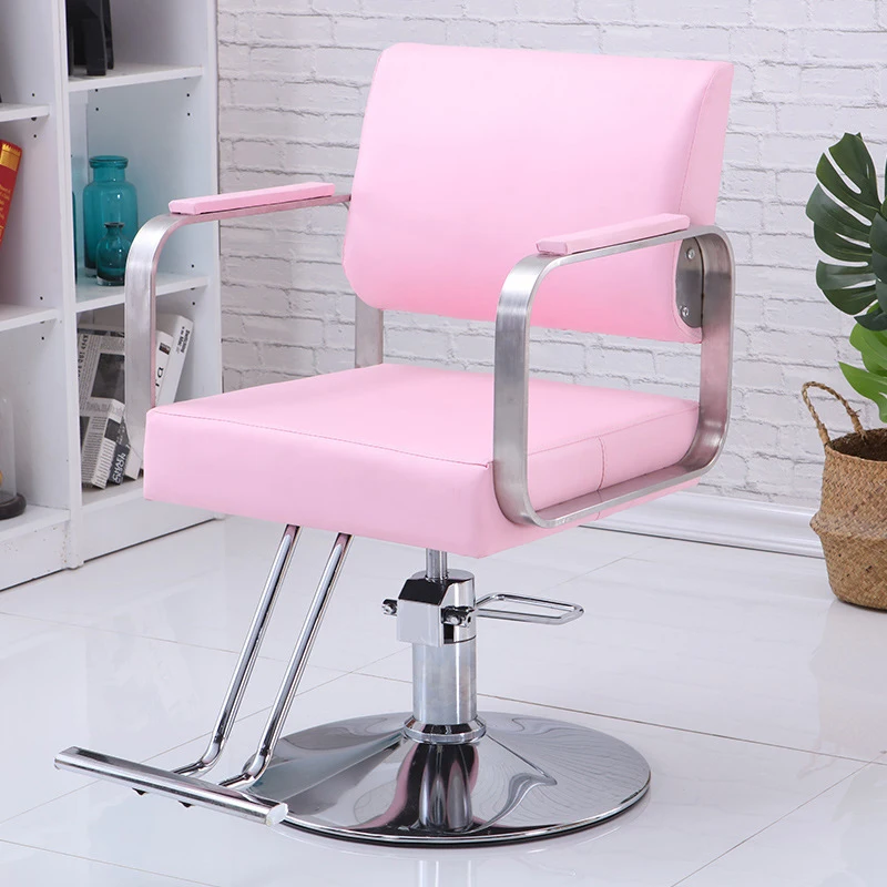 pink makeup chair