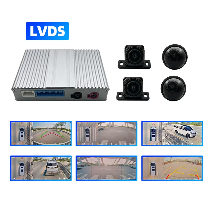 Wemaer 360 Panoramic Camera 2D 3D Bird View HD Car DVR Surround View Around Monitoring 360 Degree Birdeyes View Car Camera