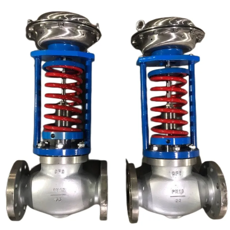 Selfoperated Pressure Pneumatic Control Valve Wcb Cf8 Pn2.56.4mpa