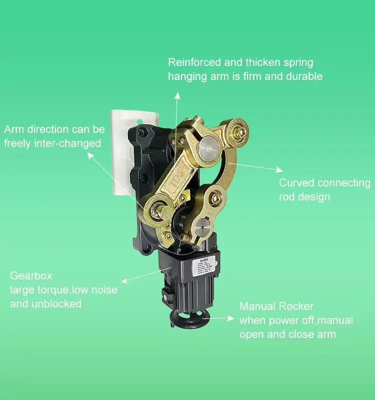 Интеллигентая (ый) 160W DC24V бесщеточный двигатель с высоким крутящим моментом 1.5s быстро открытьй max 6 м автоматический подъем барьер OEM/ODM поддержка