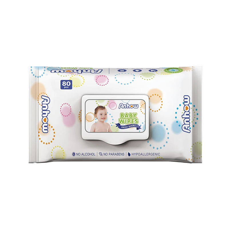 Own-Brand Disposable Pearl Cotton Contains 99.9% Based baby Wipes, A Grade Direct Order Unscented Baby's Wet Wipes