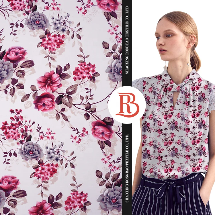 Новейший дизайн 45S * качественная винтажная цветочная ткань цифровая печать вискоза