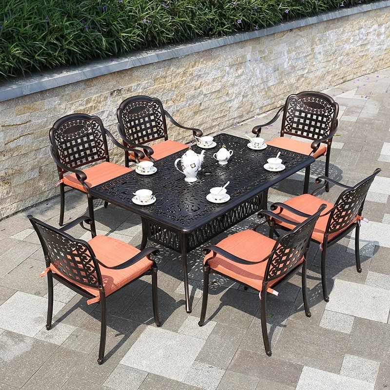 copper patio set