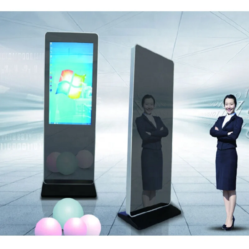 Touch Lcd Screen Advertising Display Photo Booth Mirror Kiosk for Gym