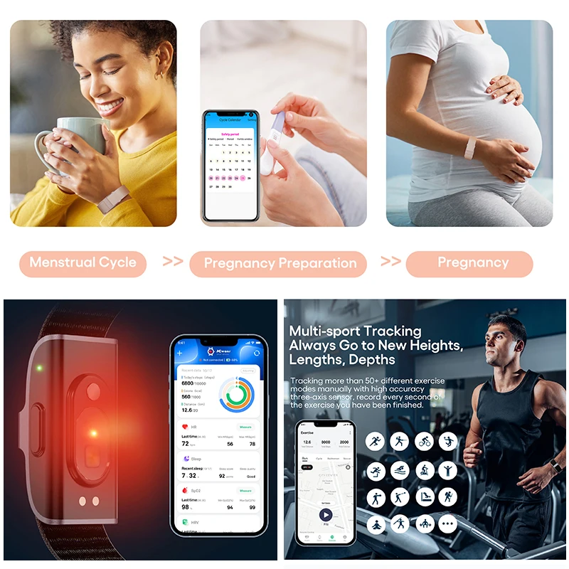 小物 c0byyy Jstyle 2208A Sleep Fitness Tracker - Smart Bluetooth Bracelet