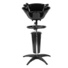 Black-large basin with bucket and tray