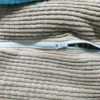 Gray + blue ykk zipper