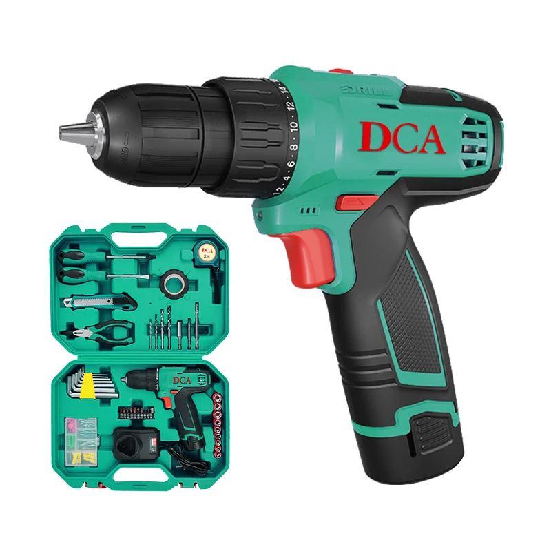 DCA Economical rechargeable power craft cordless drill power drill for popular sale