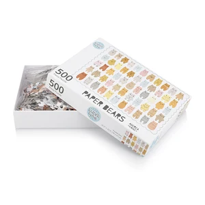 Luxury Custom 500pcs High Quality Paper Jigsaw Puzzle Unisex Educational DIY Toy for Adults and Children Luxury Car Theme