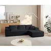 Black + Chenille + 3 Seat