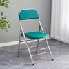 Silla Plegable con Patas de Acero Inoxidable Verde