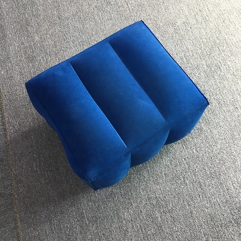 Adjustable Flocking Inflatable Travel Foot Rest Pillow Buy Travel Foot Rest Pillow,Inflatable