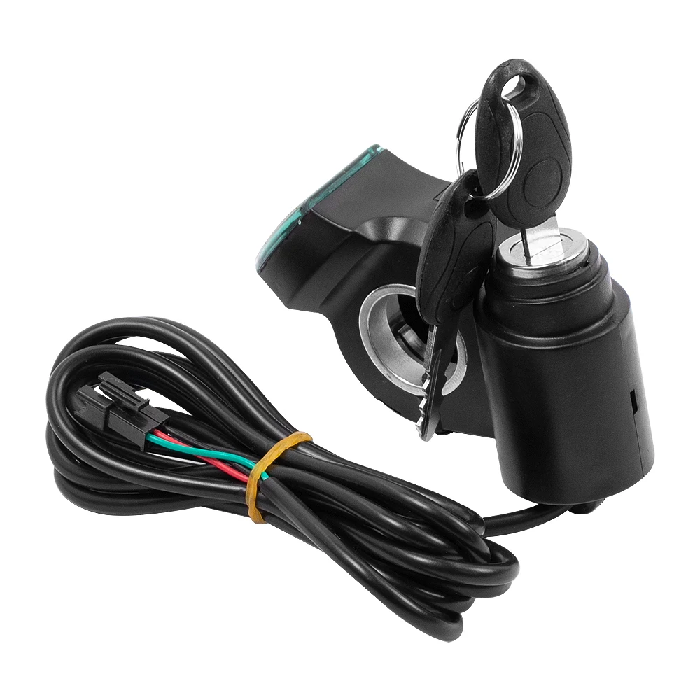 Power Key Voltemeter Key Lock Thumb Throttle Voltmeter Digital Voltage Display Switch Power for ZERO 8X 10X 11X Electric Scooter