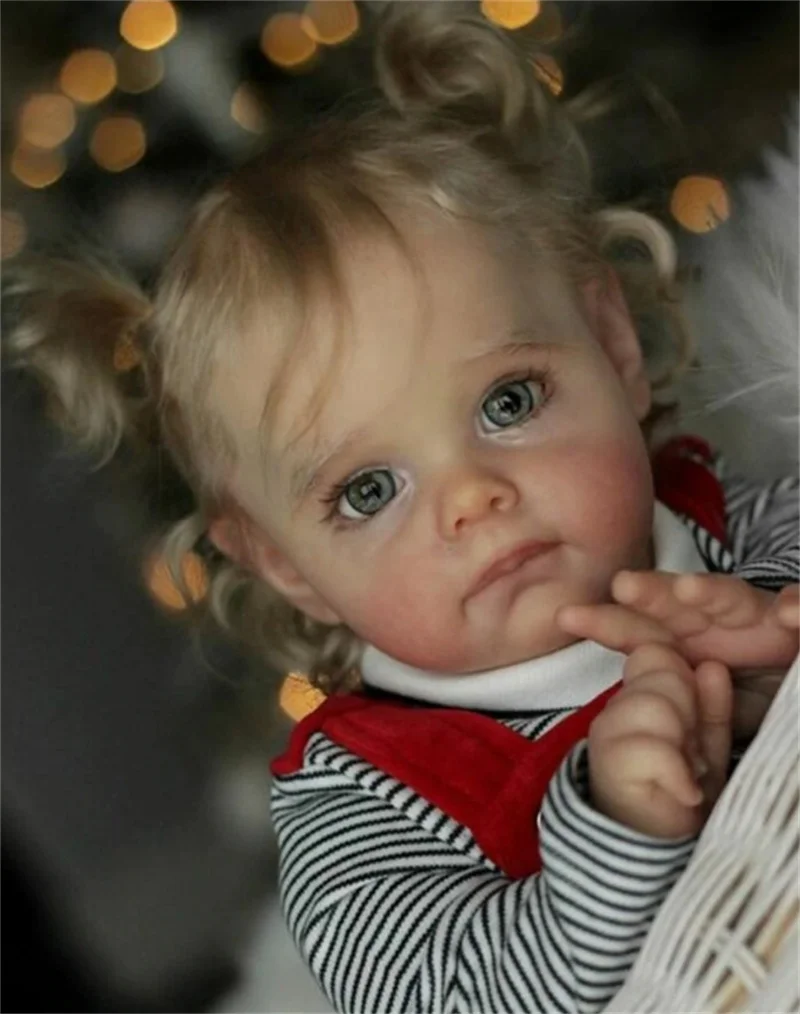 56cm Popular Kit Soft Touch Fresh Color Vinyl Kit Blank Reborn Doll Kits with COA