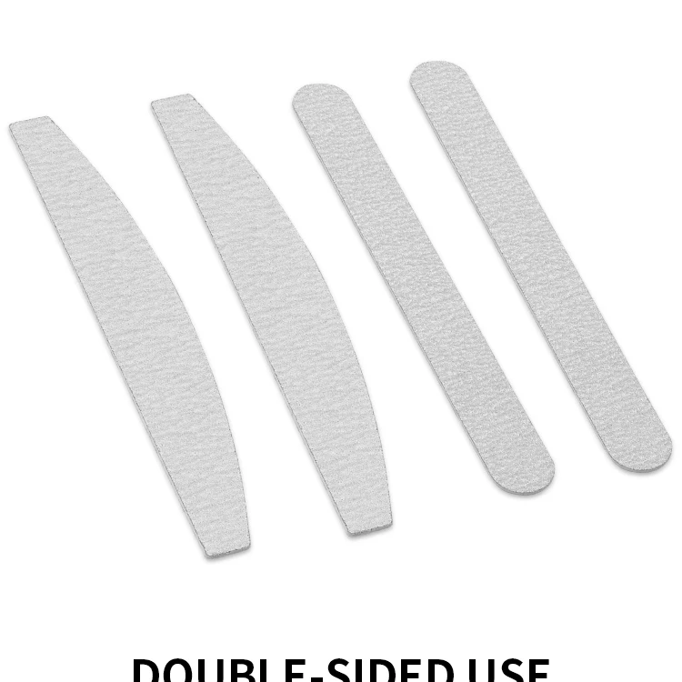 Custom Printed Biodegradable Double Side Wooden Nail File Zebra Nails