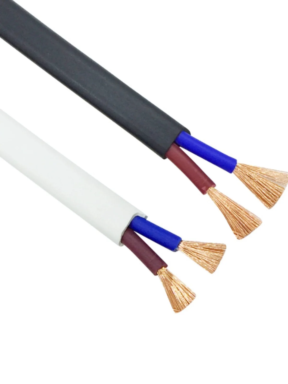 Rvvb hai l&otilde;i linh hoạt Flat Cable PVC vỏ bọc