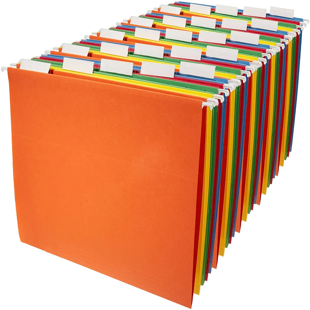 Suspension File A4 Plastic Printing Custom Letter Size  Filing Hanging Hanging File Organizer Folder