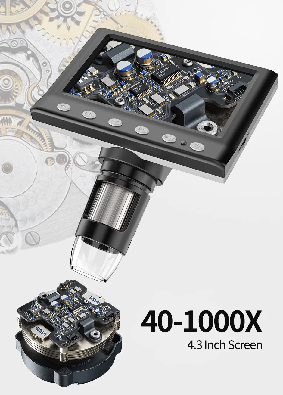 Digital USB Microscope 1000X Magnification - Inspection Camera