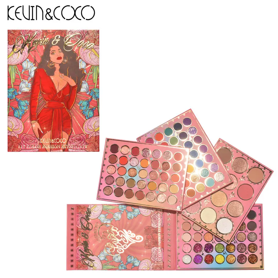 Wholesale Kevin Co&co 2023 Newest Ultramo Style 4 Pages 117 Eyeshadow