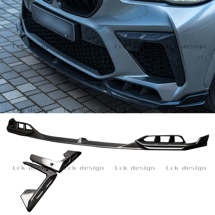 Car Part X5 G05 Engine Hood Aero Kit for BMW F95 X5M Carbon Fiber Body Kit Front Splitter Side Skirt Rear Bumper Diffuser Lip