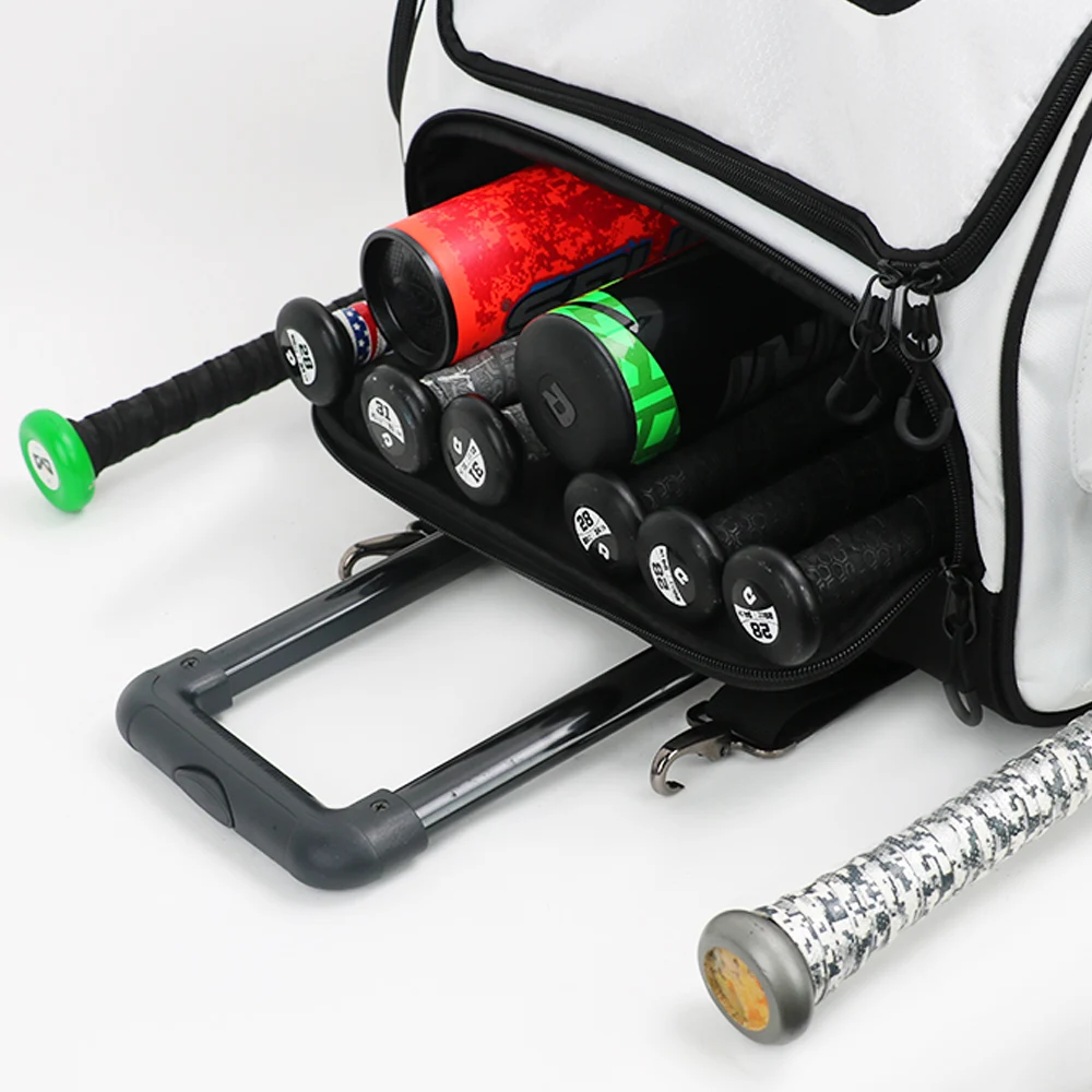 Kopbags Wholesale Custom Baseball Rolling Bat Bags Catchers Equipment Bag supplier