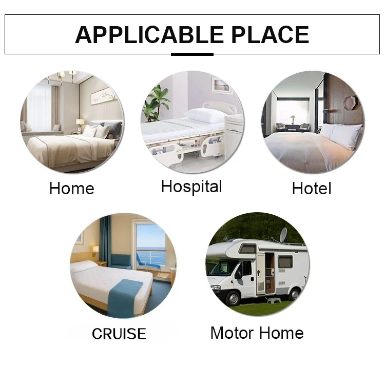 Hotel Use Waterproof Mattress Protector Bulk Soft Breathable Anti-Dust Mite Noiseless Fitted Encasement Cover OEKO-TEX Standard