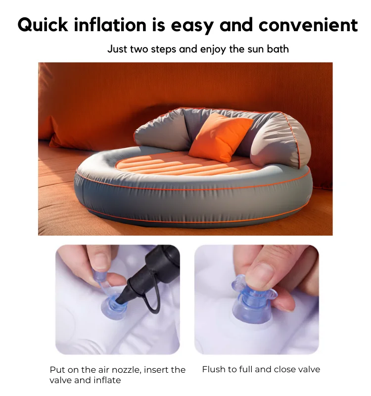 Luxury Motorized Lounge Chair Floats Deluxe Inflatable Swimming Motorized Pool Lounger Buy