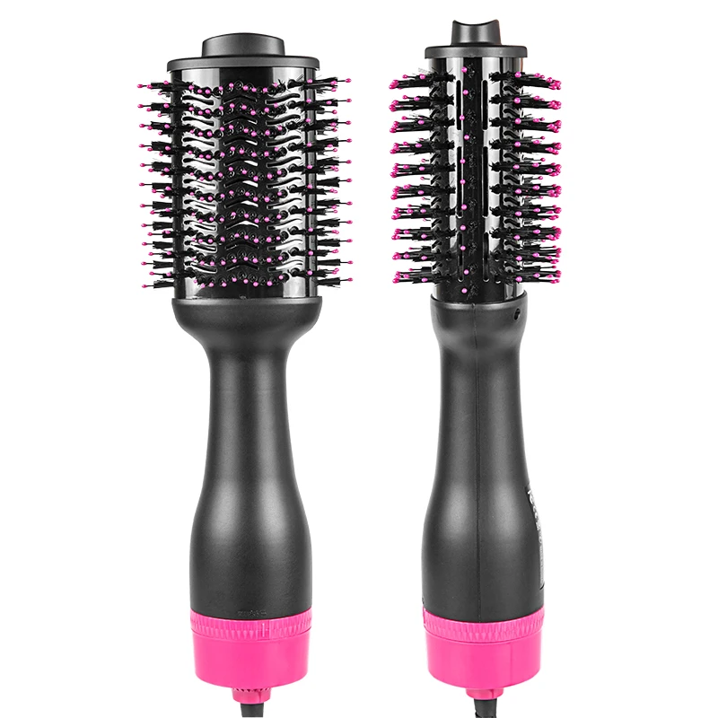 Cheap Price Factory Custom Professional Electric Hair Dryer Brushes Hair Straightener Comb Hot Air Brush Hair Styling Tools