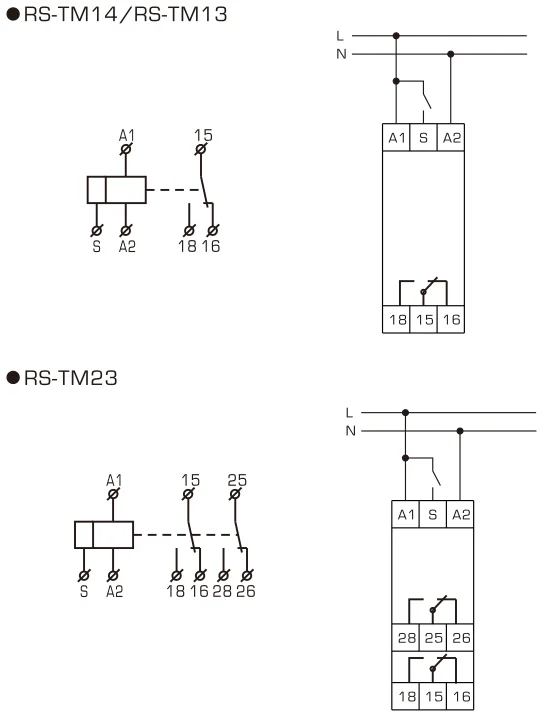 Reletek Multifunction Time Relay Rs-tm23,Electronic Adjustable Delay ...