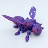 11cm red and blue bee