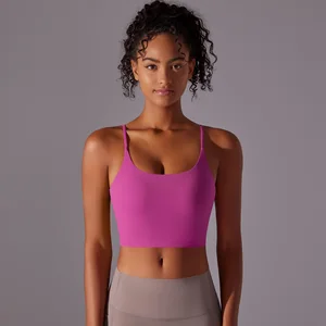 Women's High for Impact Double Sided Training Sports Bra Tight Fit Stretch Tank with Breathable Feature Front Logo