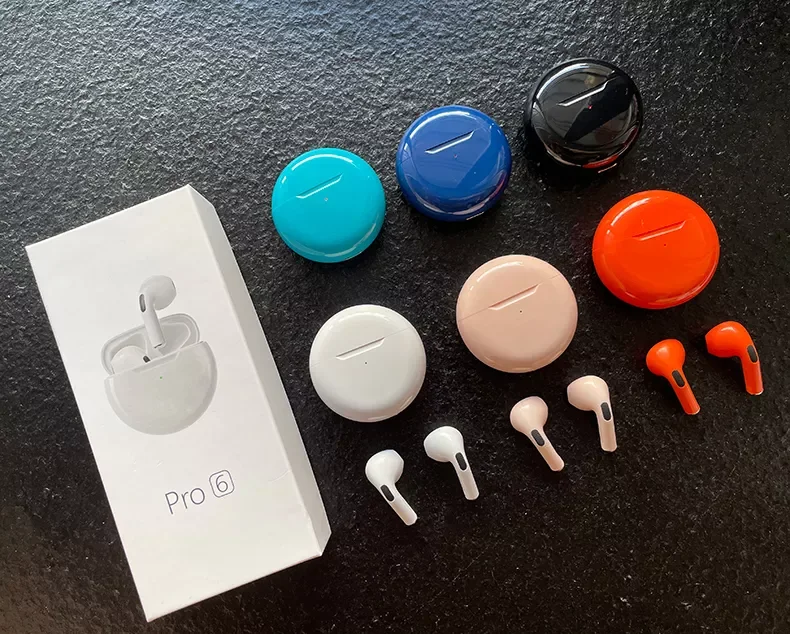 Tws Surround Music Headset Sports Waterproof Earbuds Bt Headphones J6