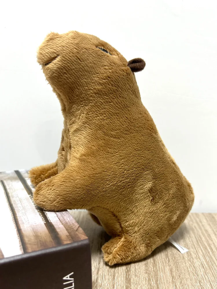 Pelúcia Capivara Desenho Animado, Boneca Infantil Animal Macio