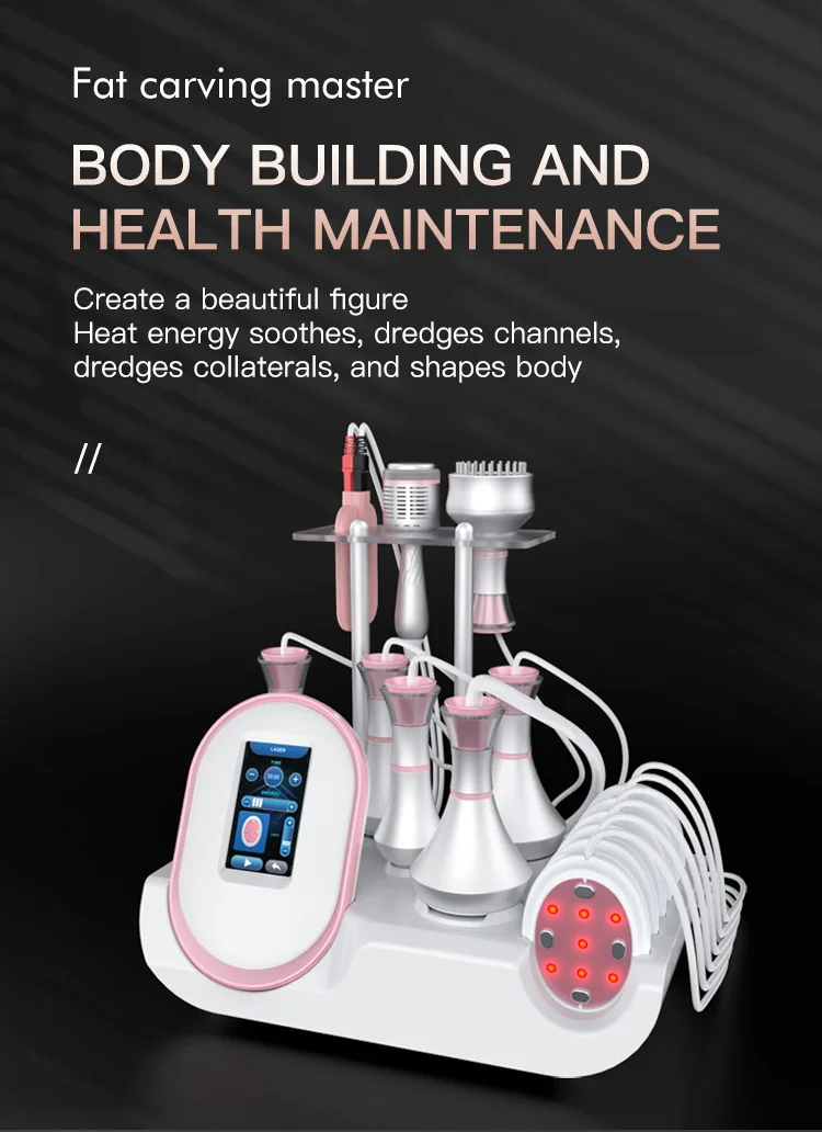 Multifunctional 9 IN 1 Beauty Machine Skin Tightening Body Massage Weight Loss Products Contouring Slimming Machine 2024 NEW
