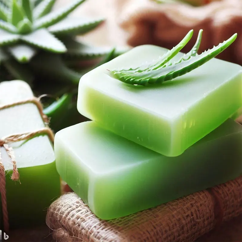 ODM/OEM Aloe Vera Soap Bar Custom Nourishing Moisturizing Body Bath Acne Removing Handmade Aloe Vera Soap