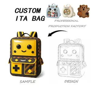 Customized Game Console Style Ita Bag Fully Customized With Map and Unique Design Itabag