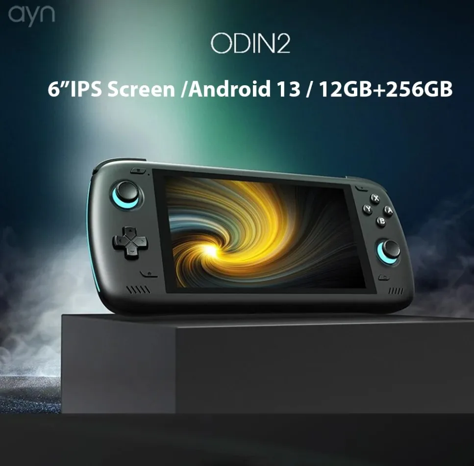 Ayn Odin 2 Handheld Game Console - Retro Fun in 6 Inch Screen