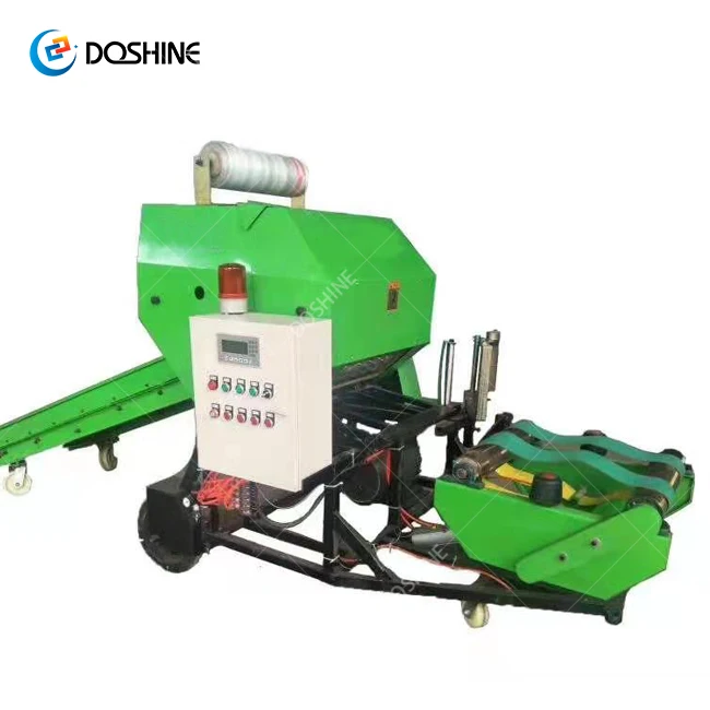 Factory Price Mini Round Silage Baler Wrapper Hay Baler Wrapping Machine Corn Straw Packing Machine for Sale