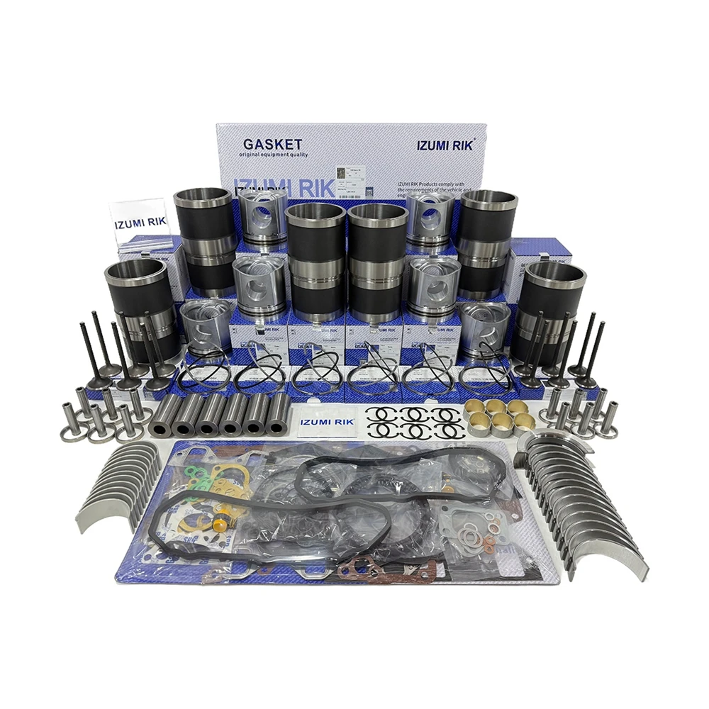 IZUMI RIK for Yanmar 6LX-GT Overhaul Rebuild Kit Replacement Engine Parts