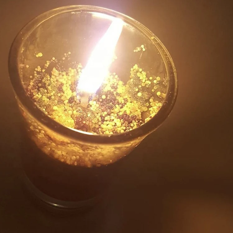 Art Candle Beach Candle Sand Wax Art Crystals Granulated Wax Color