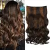 Dark brown-chestnut highlights