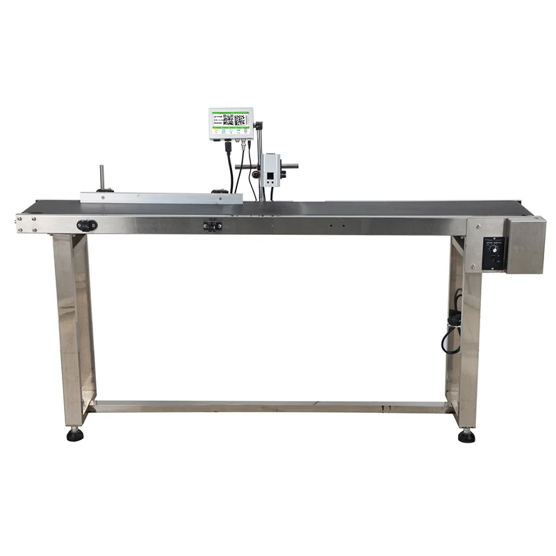 TIJ Expiry Date Batch Lot Number Code Online Inkjet Printer Automatic Ink Spray Inkjet Coding Machine