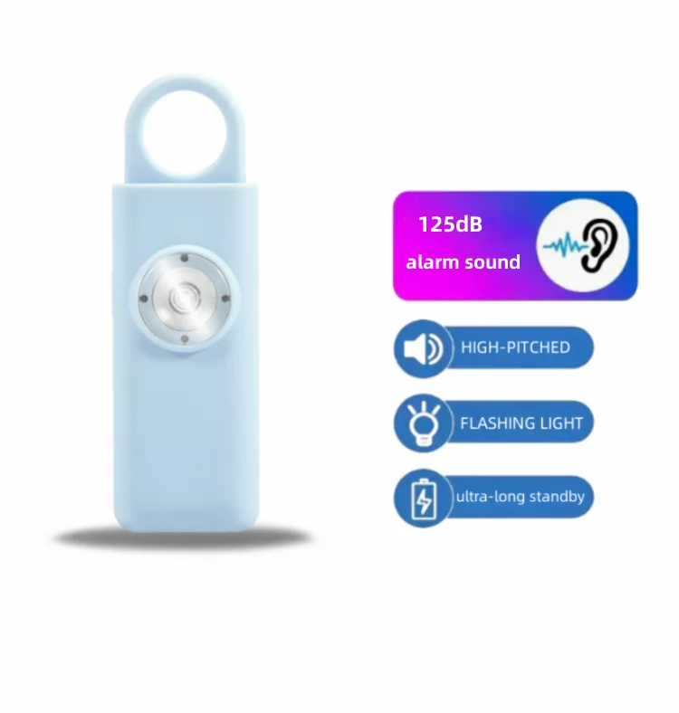 Self Defense Keychain Alarm Birdie Personal Safety Alarm With Sos Led