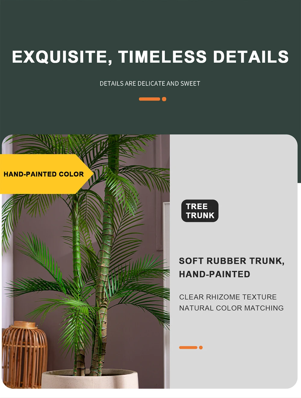 Creative Plastic Artificial Plant Tree Type Indoor Artificial Tree for Home Decorative Artificial Plants Birthday Home Decor manufacture