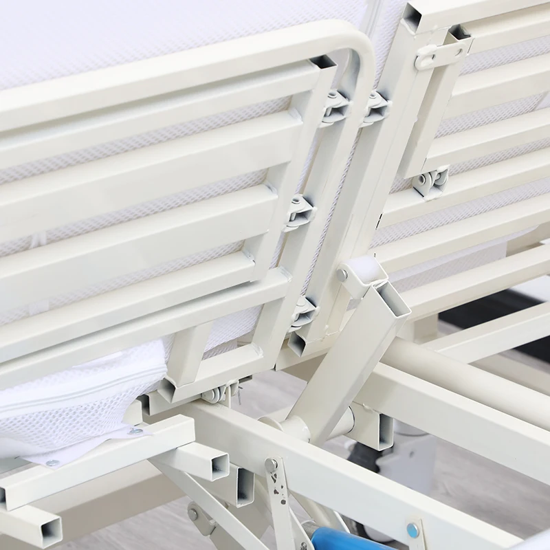 Latest Technology R&D for Sale Uk 3 Crank Metal Medical Nursing Patient Hospital Bed with Potty Hole