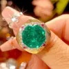 Bague verte Parra-Taille ouverte