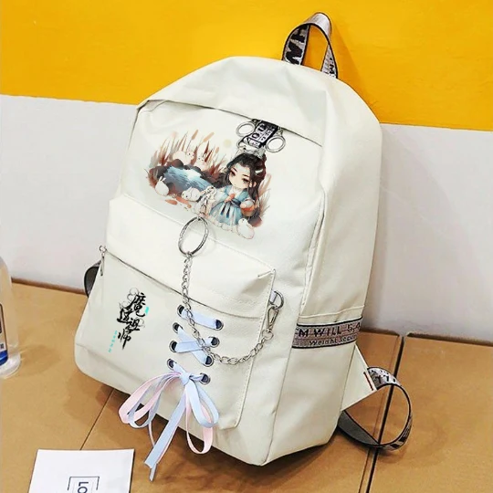Details about   Grandmaster of Demonic Cultivation Wangji Cute Rabbit Ear Backpack Packet Bag 