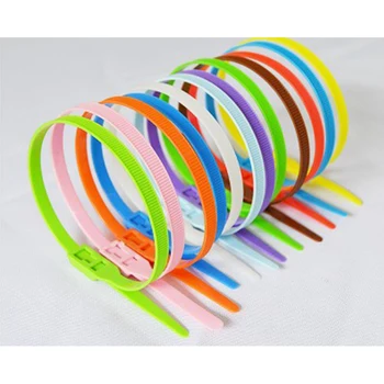 Adjustable Self Locking Nylon 66 Cable Tie Plastic Reusable Cable Tie For indoor playground,